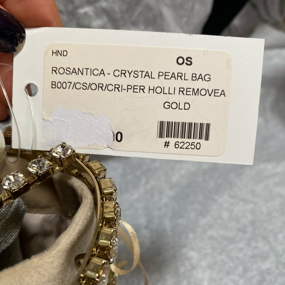 NWT ROSANTICA Crystal-Embellished bag - Picture 7 of 16